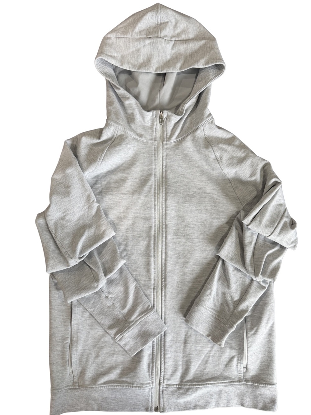 Lululemon City Sweat Full Zip Athletic Hoodie Casual Athleisure Gray Medium